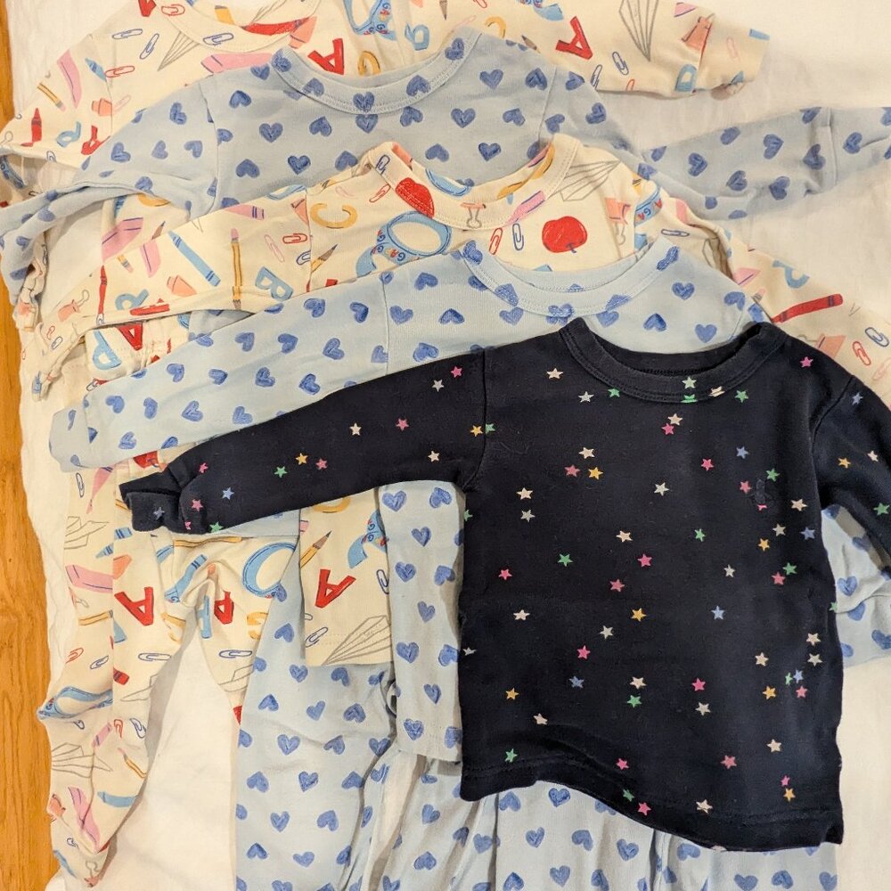 GAP Baby Organic Brushed Cotton PJ Sets